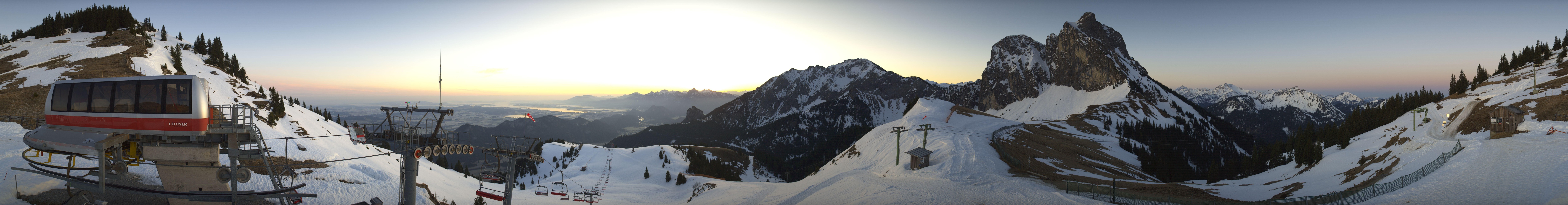 Archived image Webcam Pfronten Top Station Breitenberg