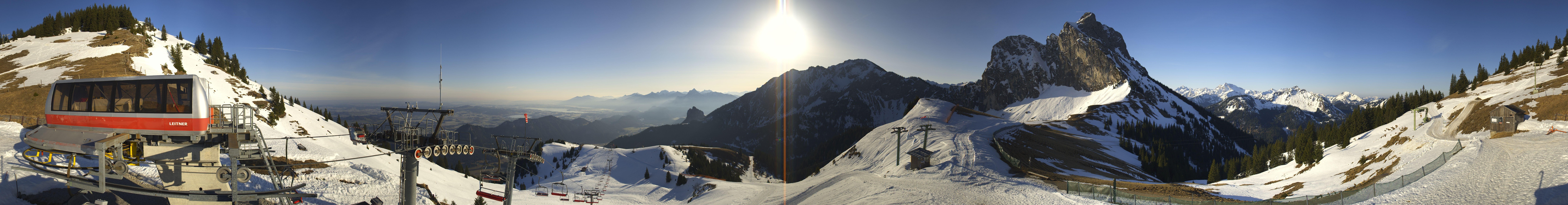 Archived image Webcam Pfronten Top Station Breitenberg