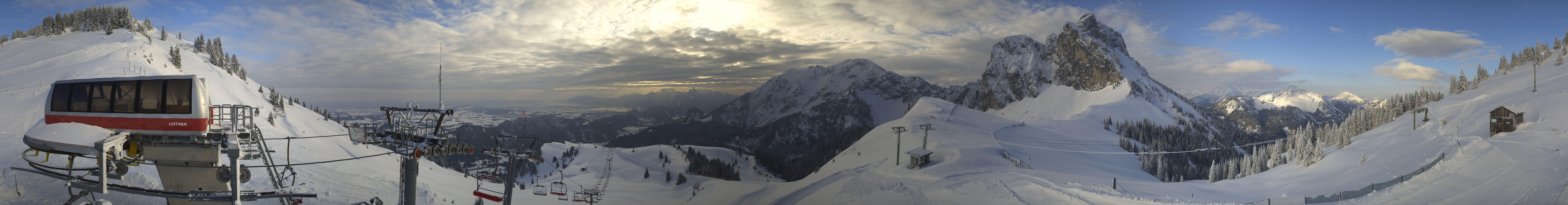 Archived image Webcam Pfronten Top Station Breitenberg