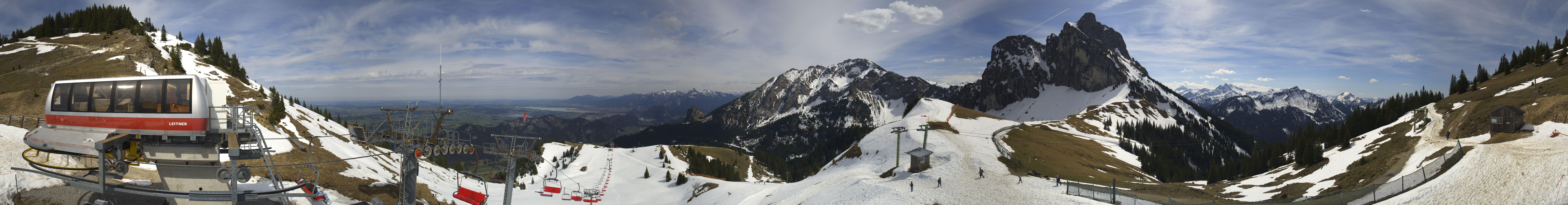 Archived image Webcam Pfronten Top Station Breitenberg
