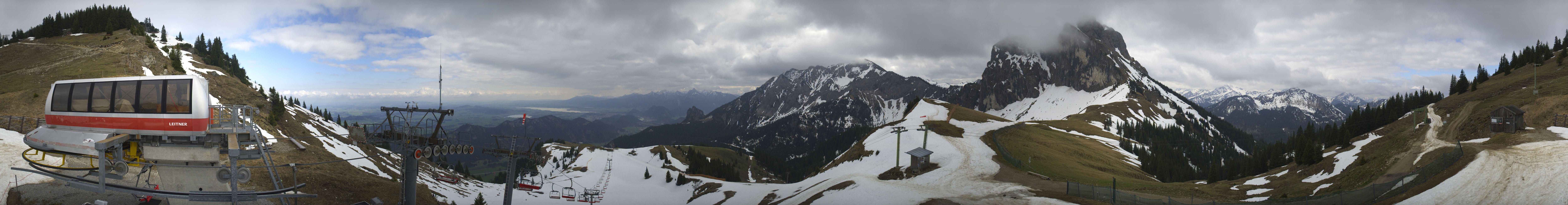 Archived image Webcam Pfronten Top Station Breitenberg