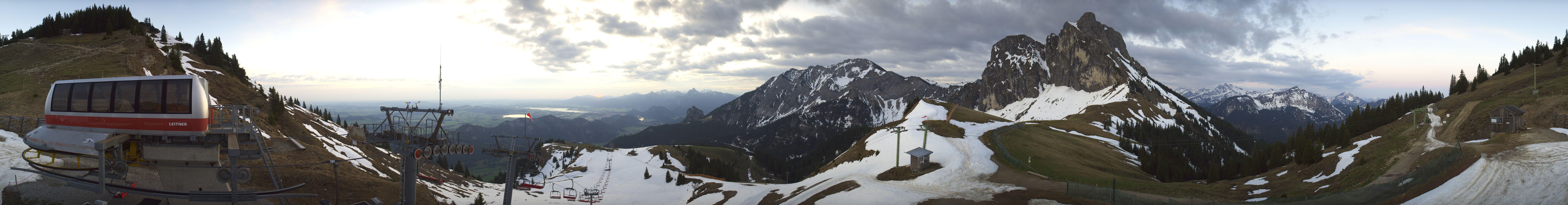 Archived image Webcam Pfronten Top Station Breitenberg
