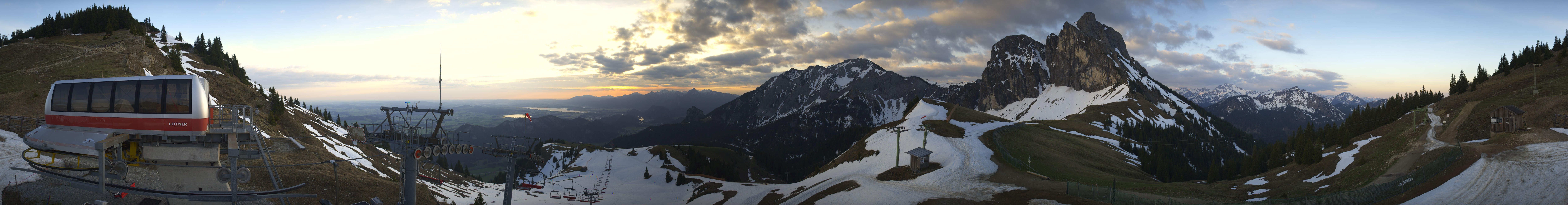 Archived image Webcam Pfronten Top Station Breitenberg