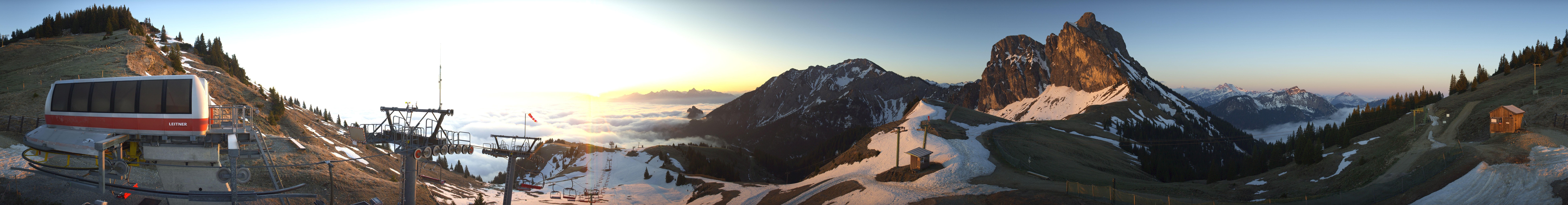 Archived image Webcam Pfronten Top Station Breitenberg