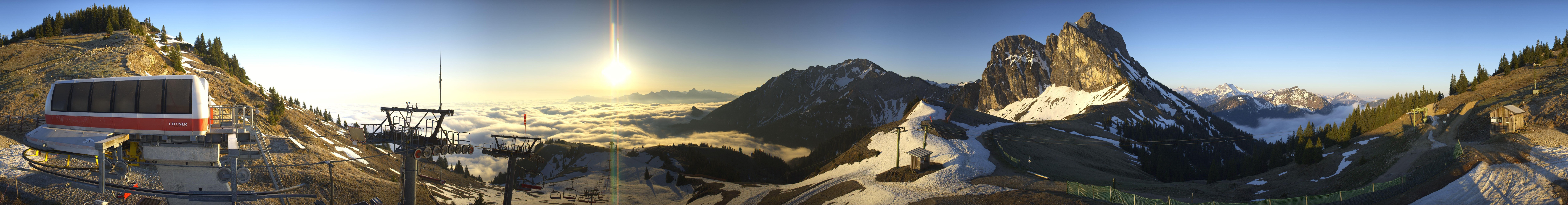 Archived image Webcam Pfronten Top Station Breitenberg