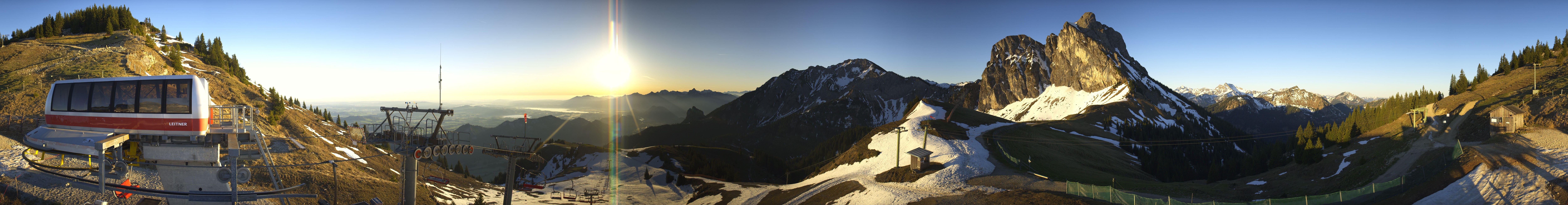 Archived image Webcam Pfronten Top Station Breitenberg