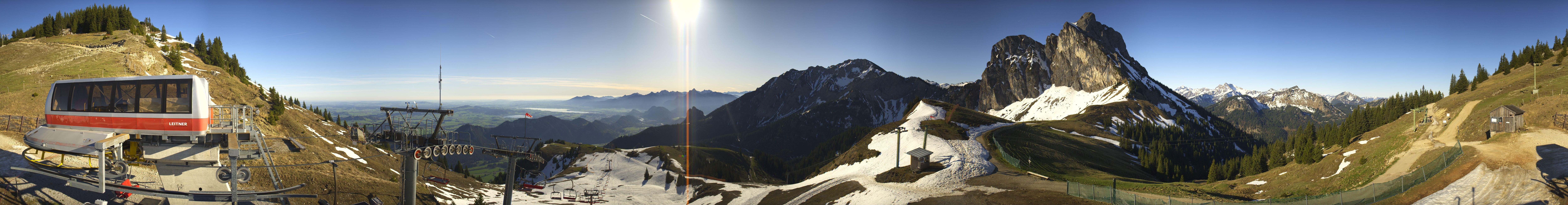 Archived image Webcam Pfronten Top Station Breitenberg