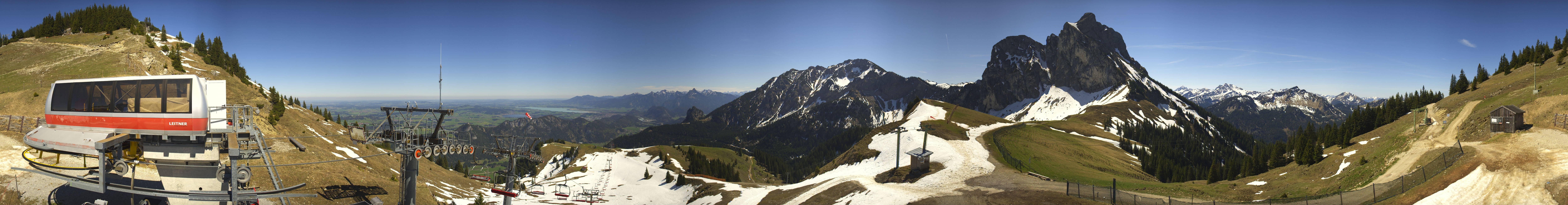Archived image Webcam Pfronten Top Station Breitenberg