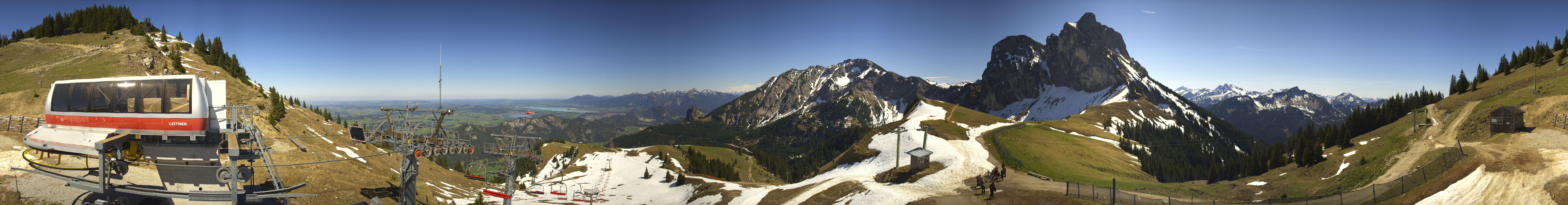 Archived image Webcam Pfronten Top Station Breitenberg