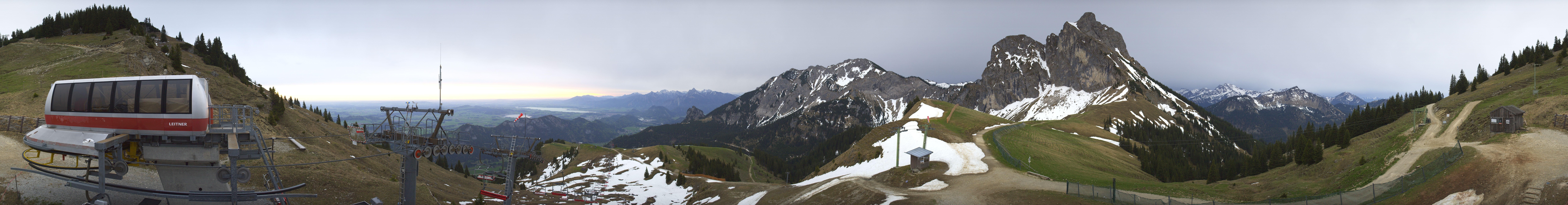 Archived image Webcam Pfronten Top Station Breitenberg