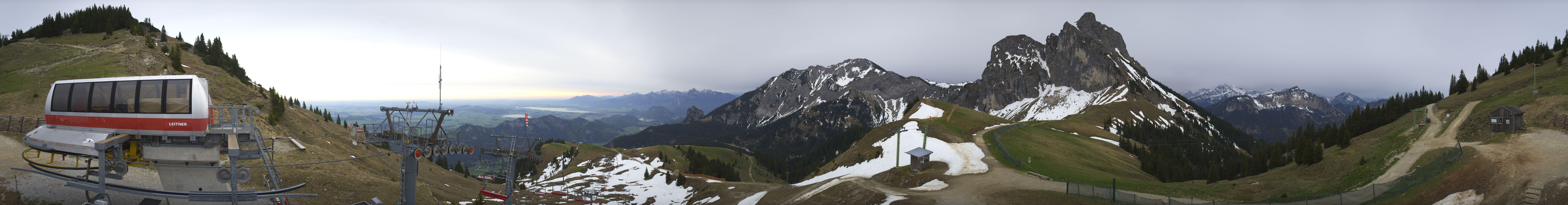Archived image Webcam Pfronten Top Station Breitenberg