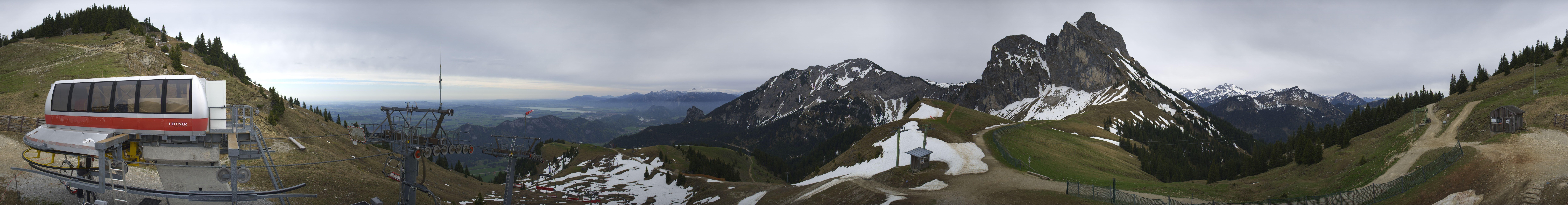 Archived image Webcam Pfronten Top Station Breitenberg