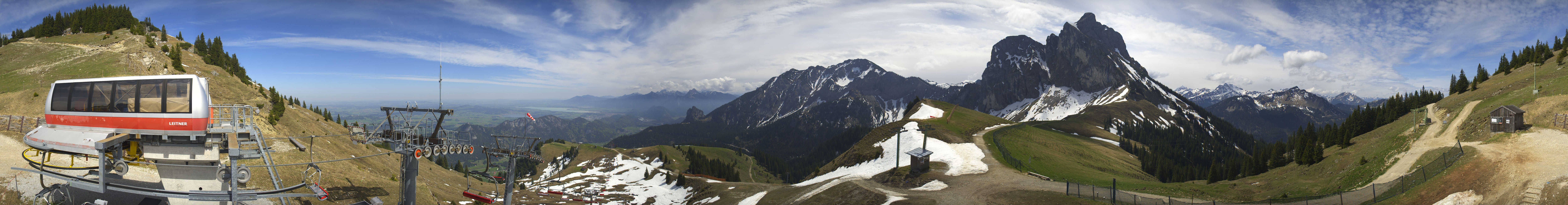Archived image Webcam Pfronten Top Station Breitenberg