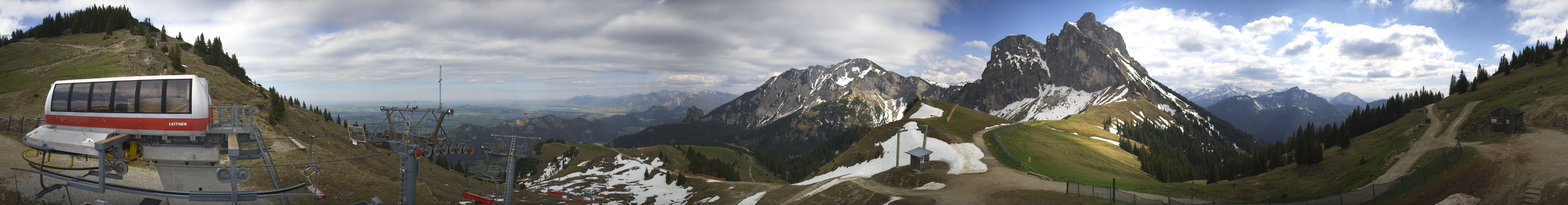 Archived image Webcam Pfronten Top Station Breitenberg
