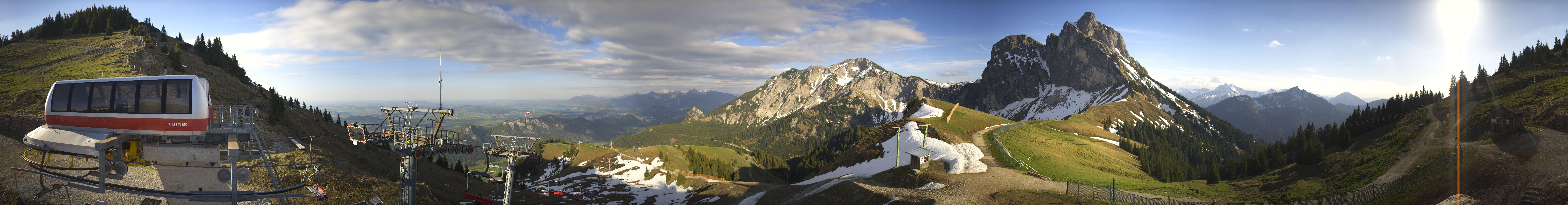 Archived image Webcam Pfronten Top Station Breitenberg