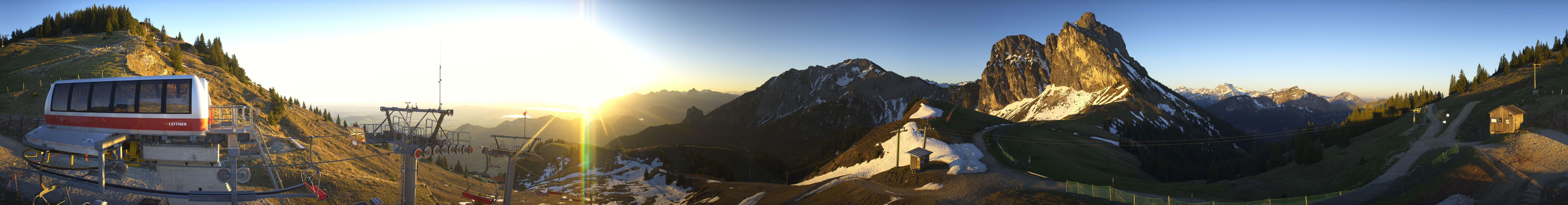 Archived image Webcam Pfronten Top Station Breitenberg