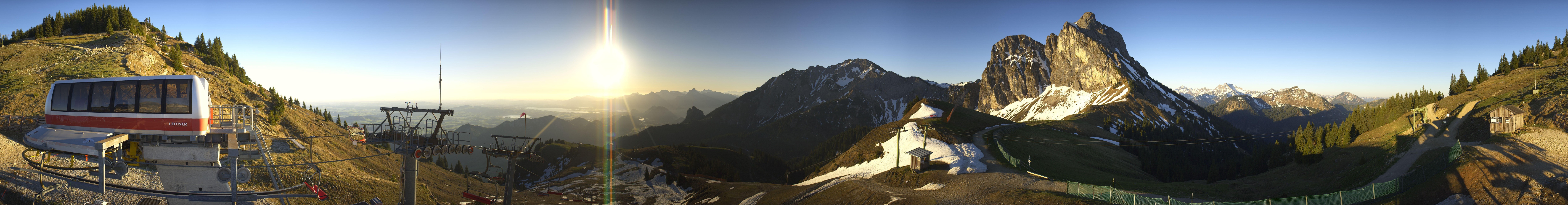 Archived image Webcam Pfronten Top Station Breitenberg