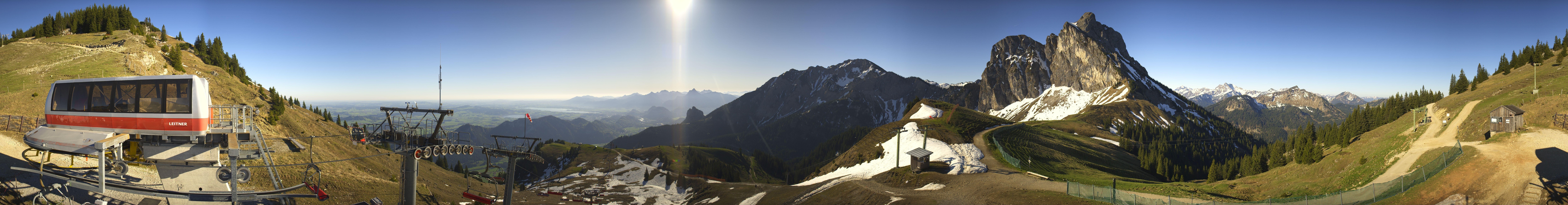 Archived image Webcam Pfronten Top Station Breitenberg