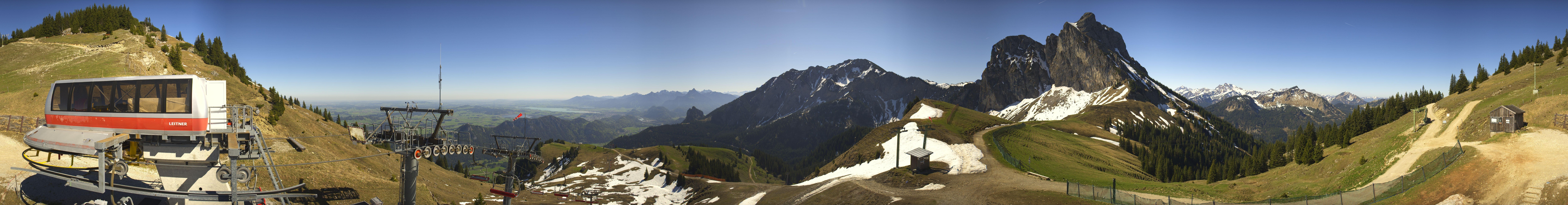 Archived image Webcam Pfronten Top Station Breitenberg