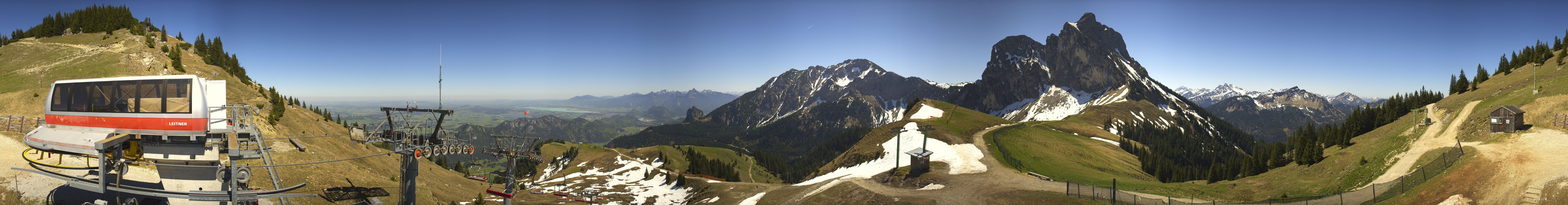 Archived image Webcam Pfronten Top Station Breitenberg