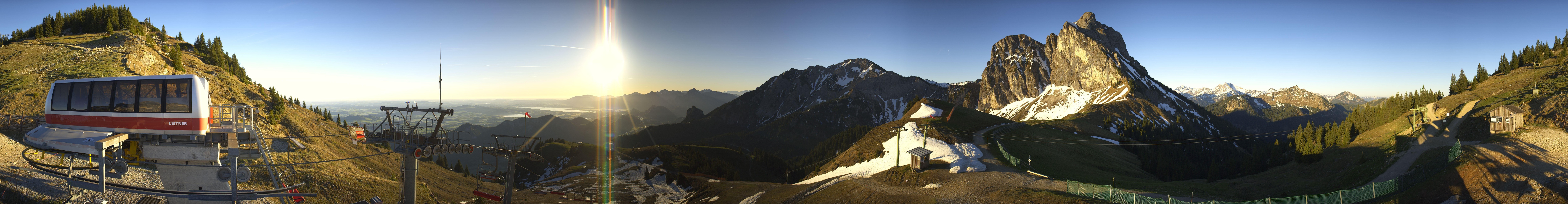 Archived image Webcam Pfronten Top Station Breitenberg