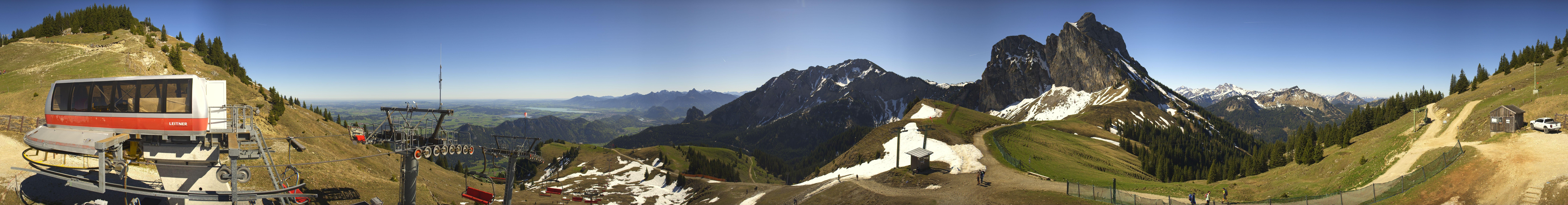 Archived image Webcam Pfronten Top Station Breitenberg