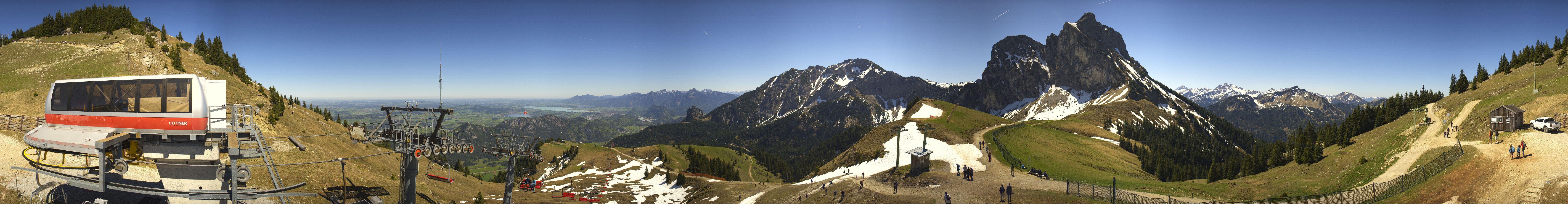 Archived image Webcam Pfronten Top Station Breitenberg