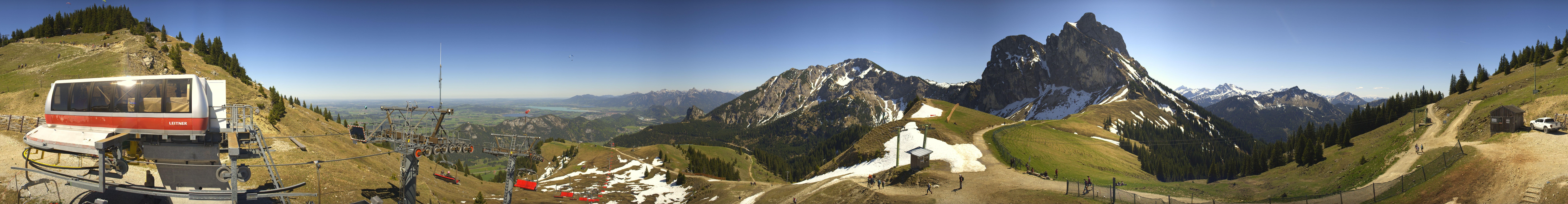 Archived image Webcam Pfronten Top Station Breitenberg