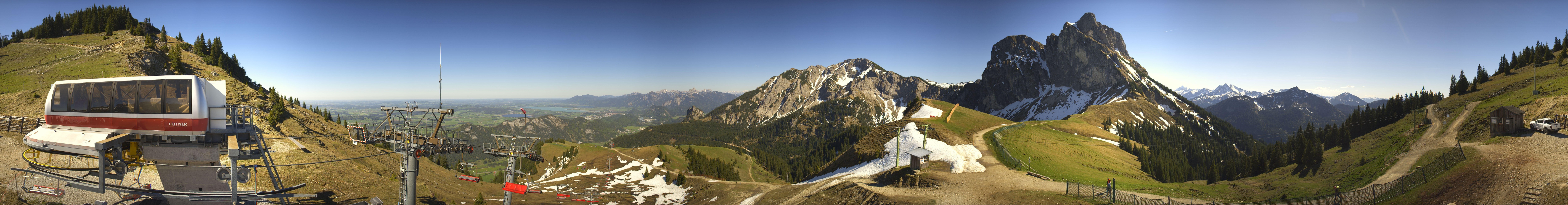Archived image Webcam Pfronten Top Station Breitenberg