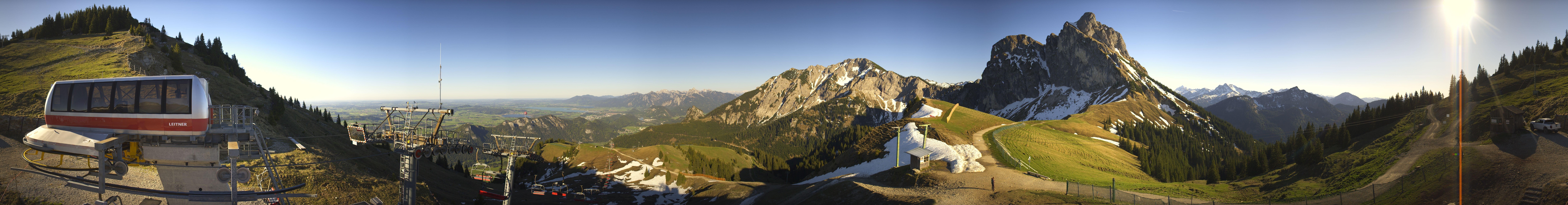 Archived image Webcam Pfronten Top Station Breitenberg