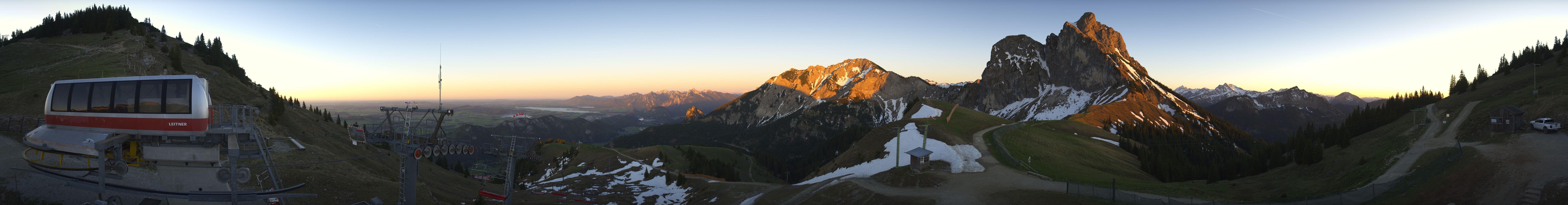 Archived image Webcam Pfronten Top Station Breitenberg