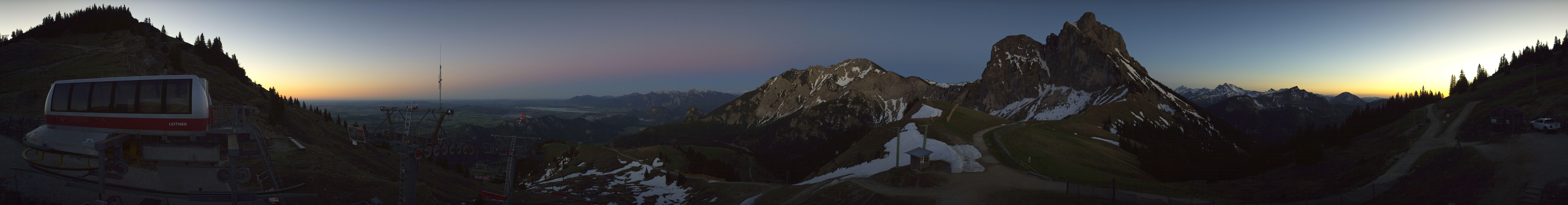 Archived image Webcam Pfronten Top Station Breitenberg