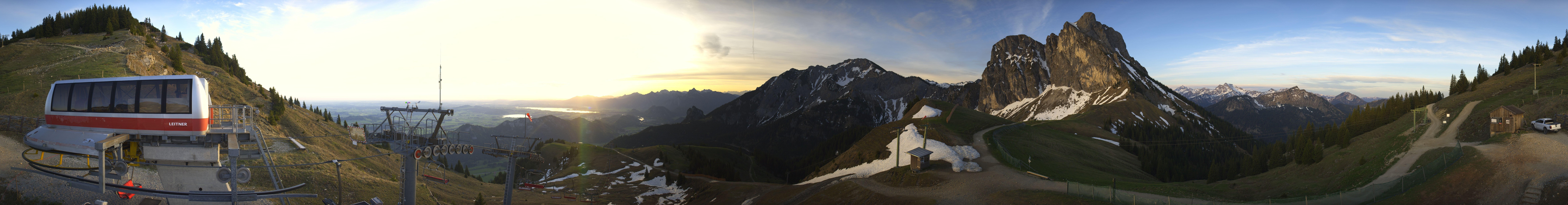 Archived image Webcam Pfronten Top Station Breitenberg