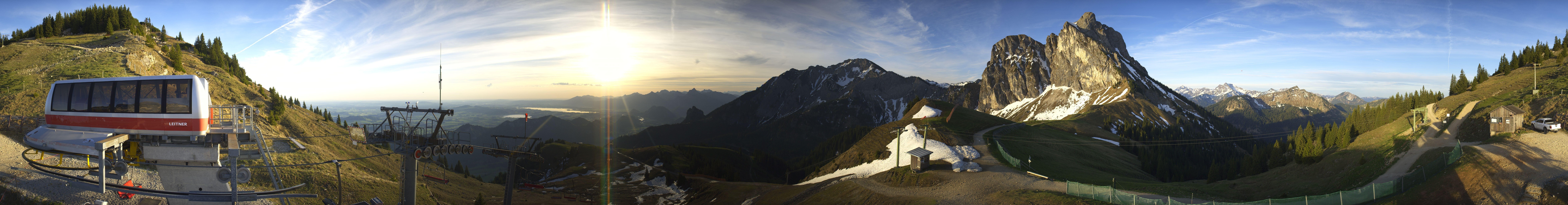 Archived image Webcam Pfronten Top Station Breitenberg