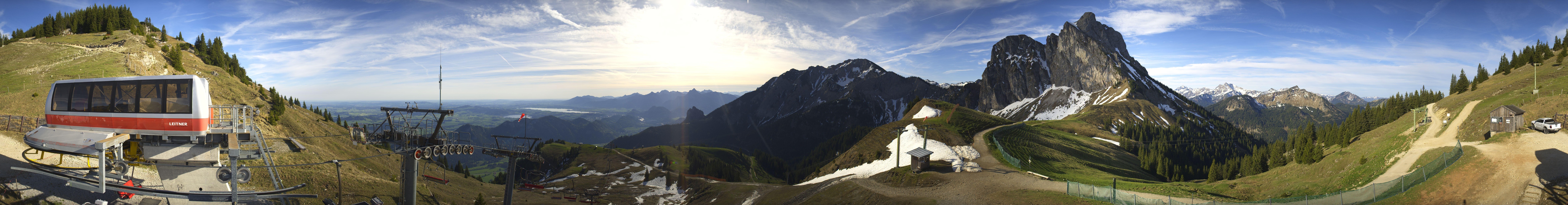 Archived image Webcam Pfronten Top Station Breitenberg