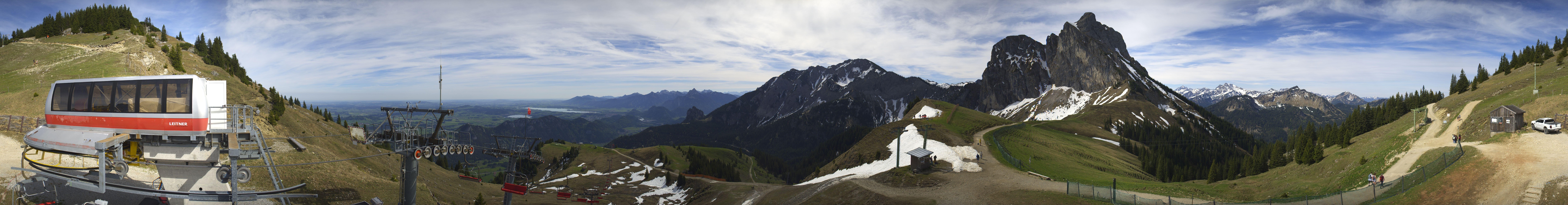 Archived image Webcam Pfronten Top Station Breitenberg