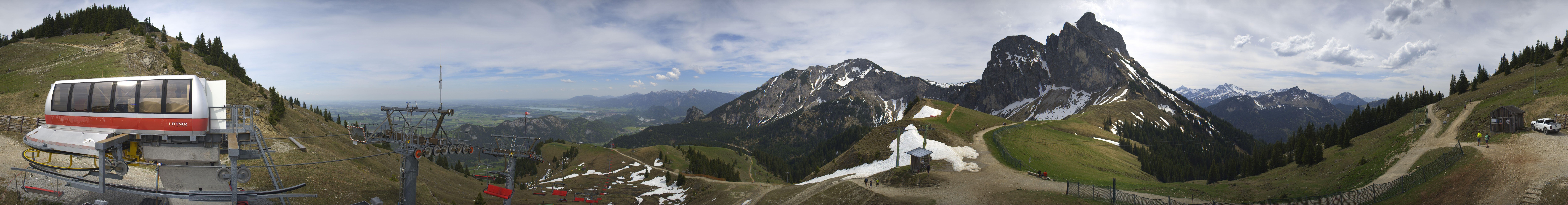 Archived image Webcam Pfronten Top Station Breitenberg