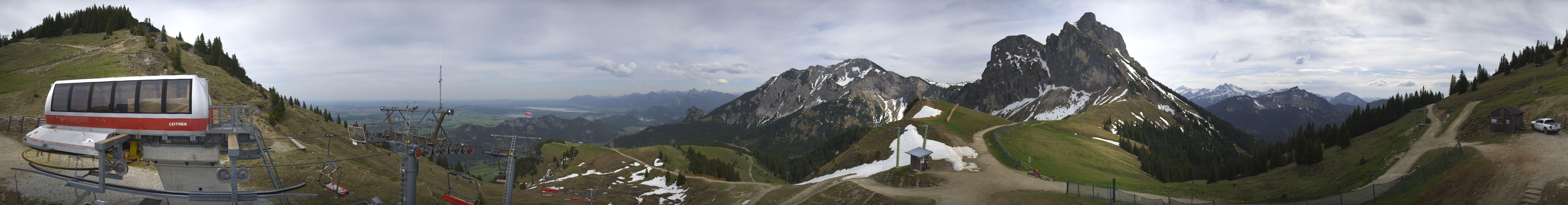 Archived image Webcam Pfronten Top Station Breitenberg