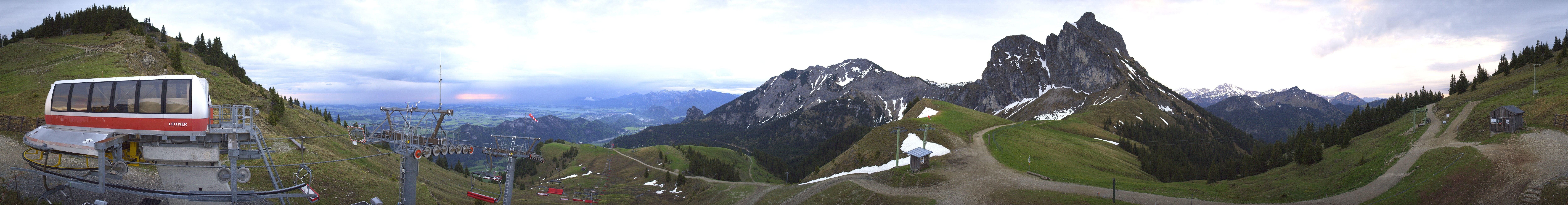 Archived image Webcam Pfronten Top Station Breitenberg