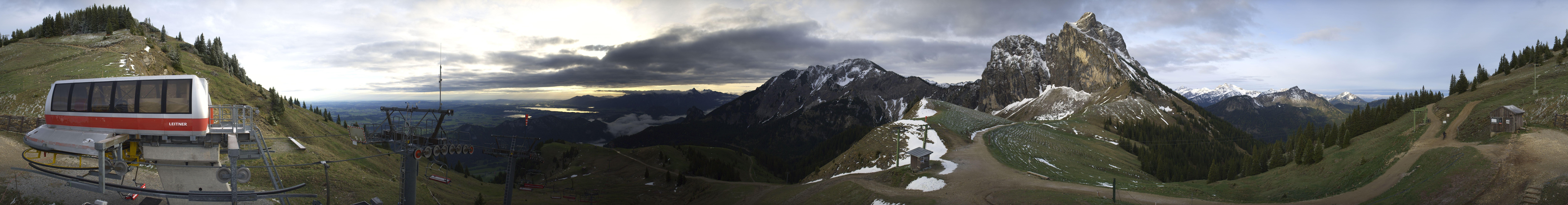 Archived image Webcam Pfronten Top Station Breitenberg