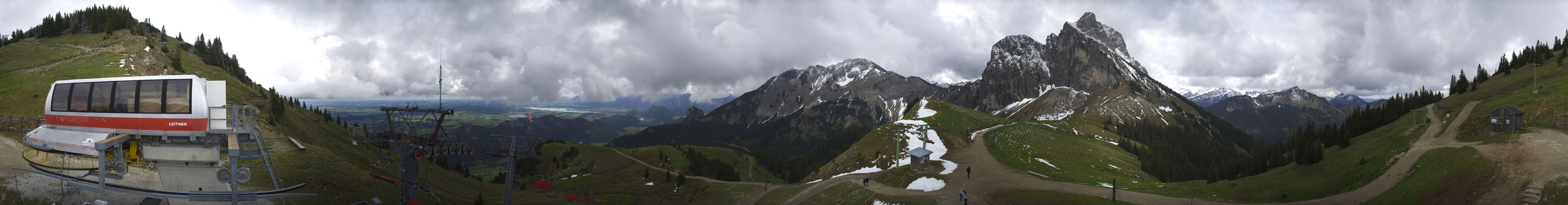 Archived image Webcam Pfronten Top Station Breitenberg