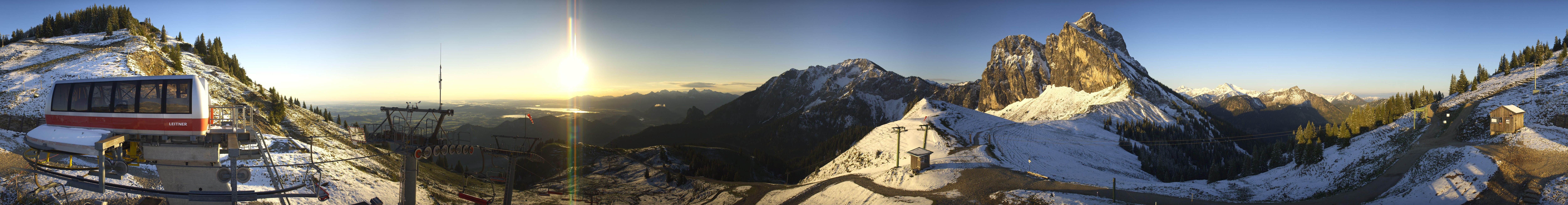 Archived image Webcam Pfronten Top Station Breitenberg