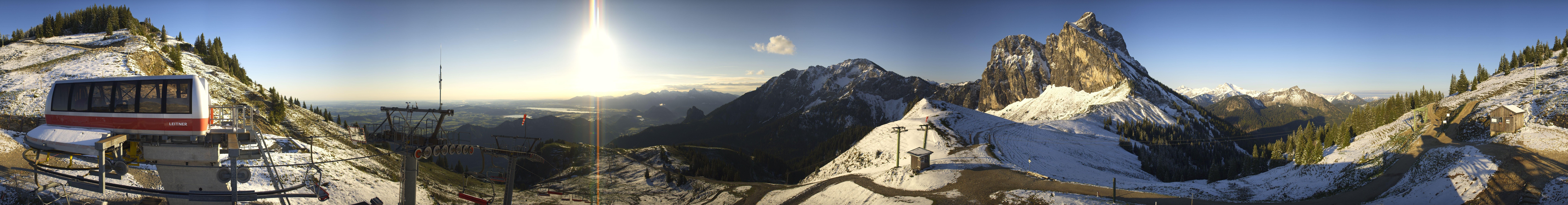 Archived image Webcam Pfronten Top Station Breitenberg