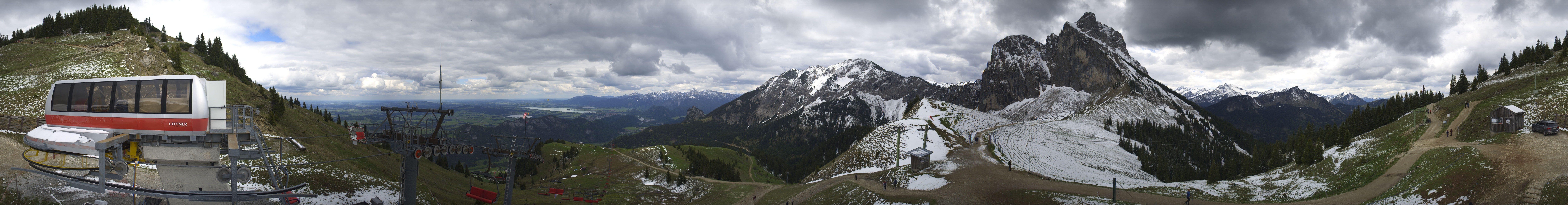 Archived image Webcam Pfronten Top Station Breitenberg