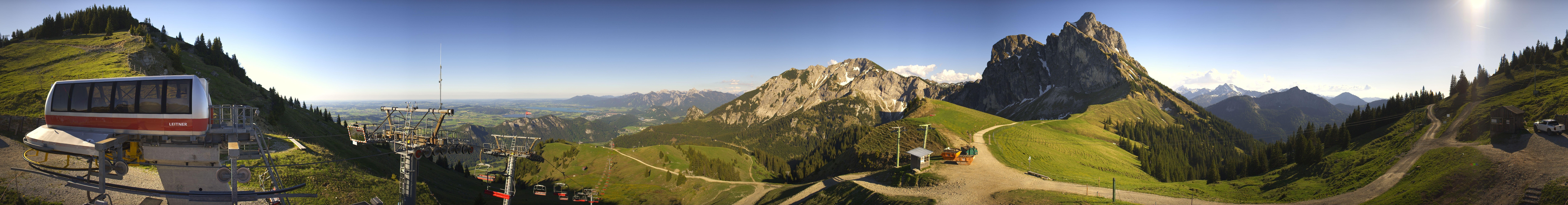 Archived image Webcam Pfronten Top Station Breitenberg