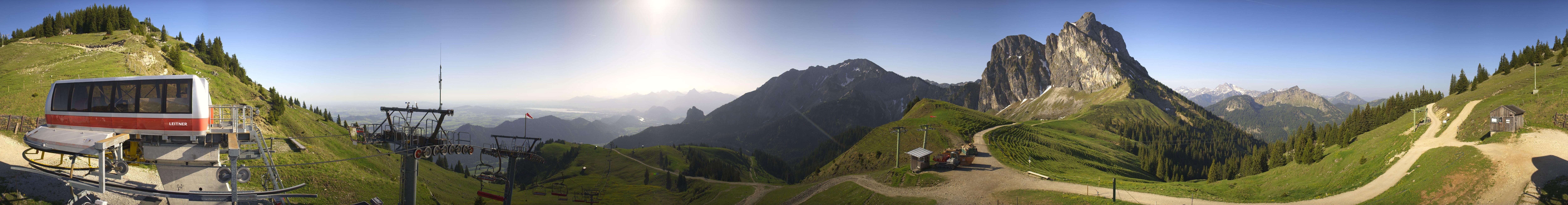 Archived image Webcam Pfronten Top Station Breitenberg
