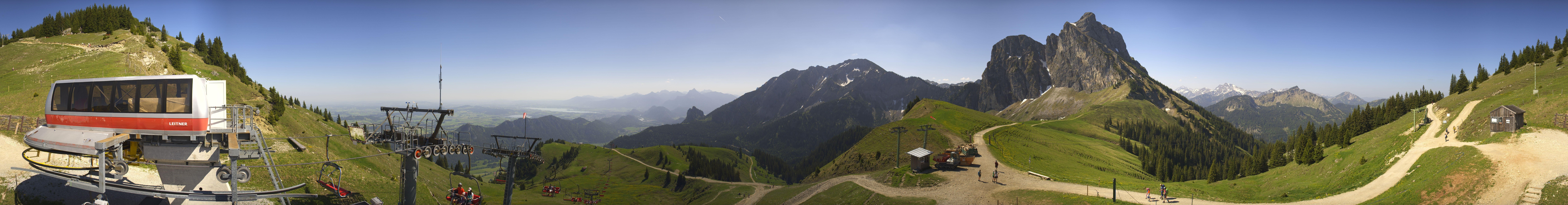 Archived image Webcam Pfronten Top Station Breitenberg