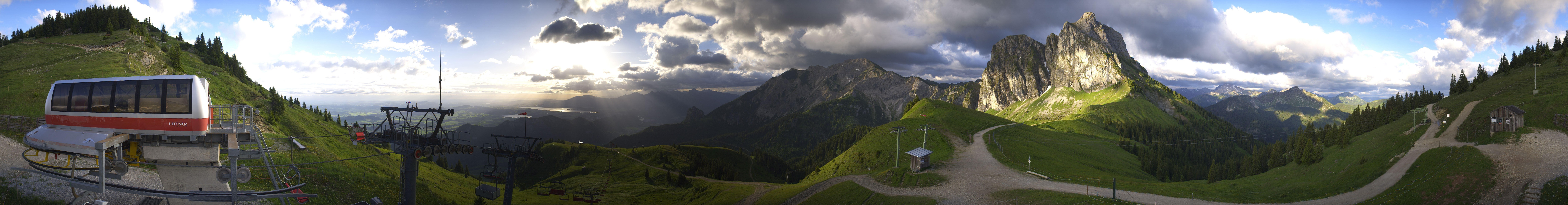 Archived image Webcam Pfronten Top Station Breitenberg