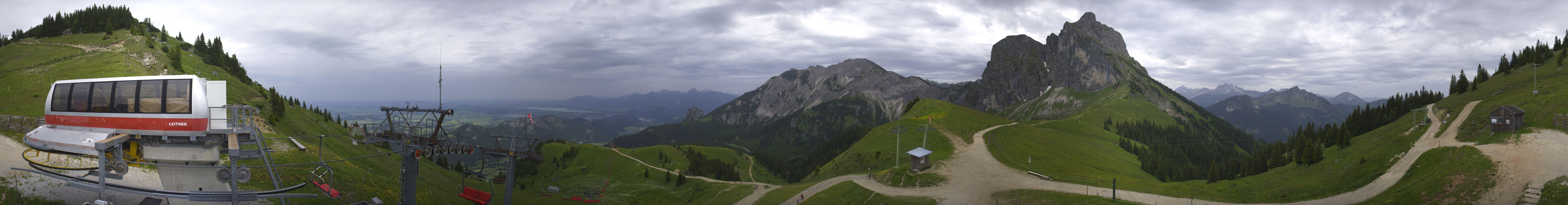 Archived image Webcam Pfronten Top Station Breitenberg