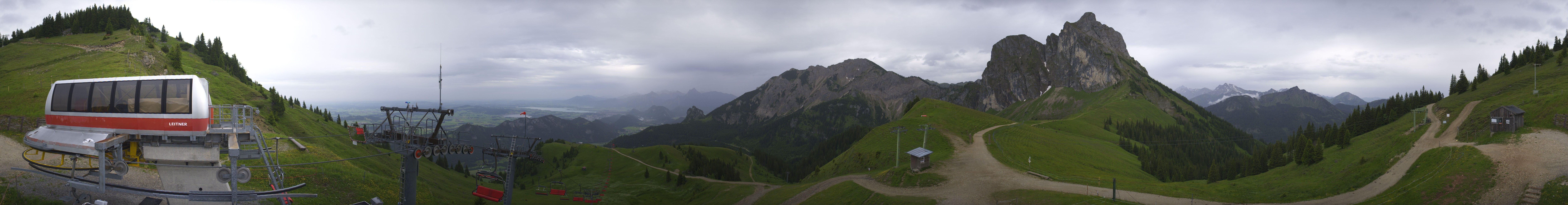 Archived image Webcam Pfronten Top Station Breitenberg